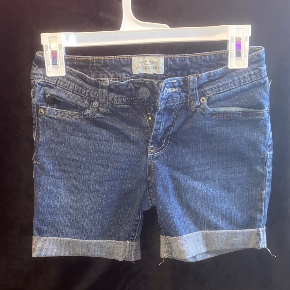 Aeropostale Dark Blue Jean Shorts